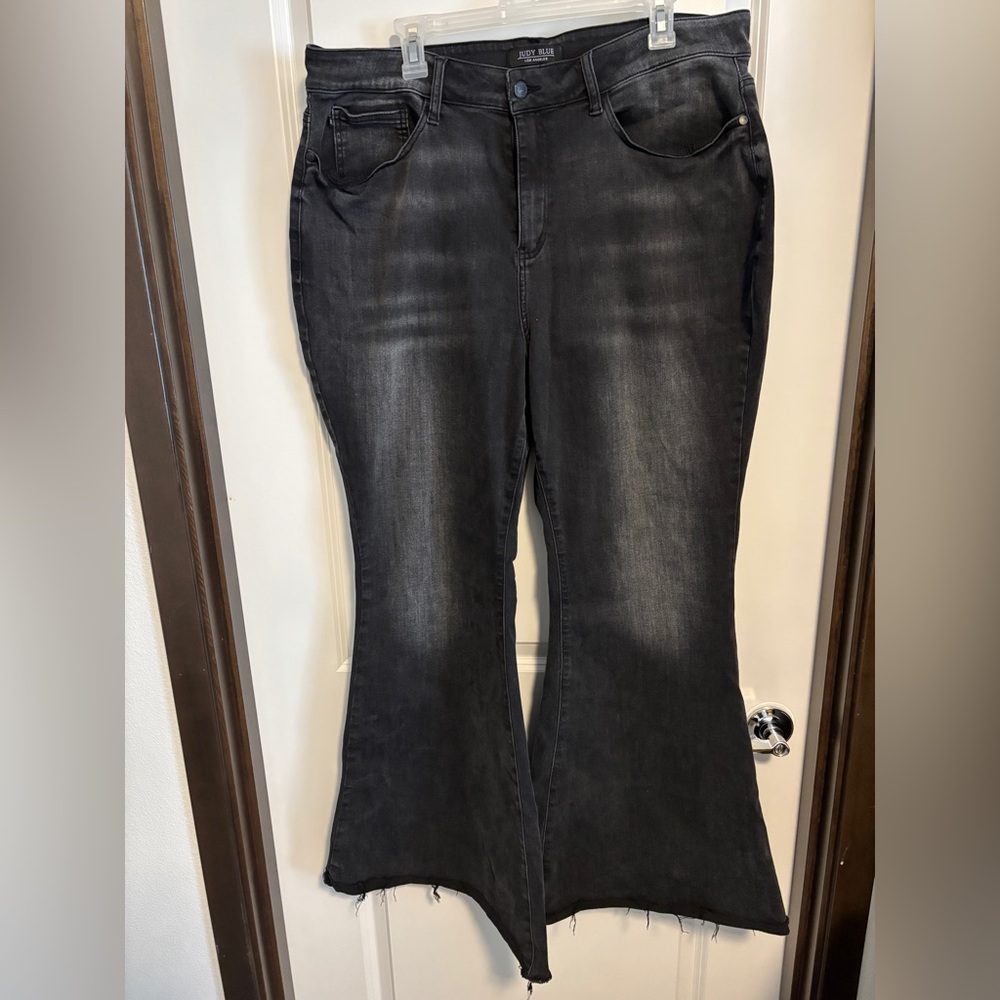 Judy Blue distressed flare jeans